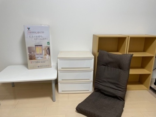 新生活家具セット※3/11（土）にお引き取り頂ける方