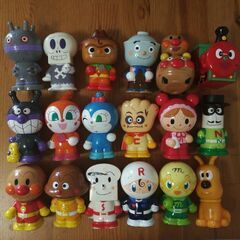 18体 アンパンマン ピープー人形 ソフビ人形