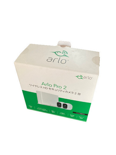 【お買い得】ワイヤレス防犯カメラ　カメラ2個セット　ベースステーション付き　Arlo Pro2　ホワイト　479B