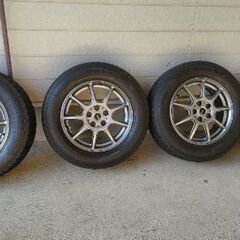 30系、50系プリウス適応スタッドレス装着軽量ホイール