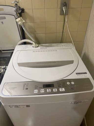 2019年製　SHARP 洗濯機　5.5キロ