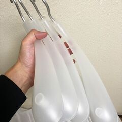 ★未使用★無料★無印良品 ポリプロピレンハンガー 外寸約４５ｃｍ 7本の画像