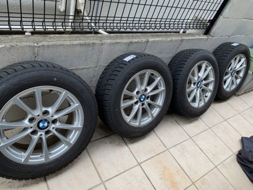 BMW3シリーズ(F30/31) 純正16インチホイール+スタッドレス 4本