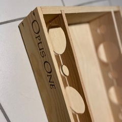 Opus One 2018 木箱　赤ワイン　引き出し　収納　ナパバレー　カリフォルニア　ワインクーラー　ワインセラー　プランターの画像