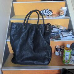 BEAMS　レザートートバッグの画像