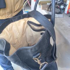 BEAMS　レザートートバッグの画像