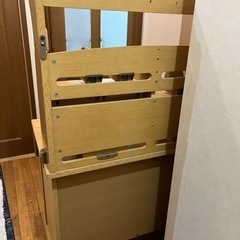 学習机 勉強机 学習デスクのみ 小学生　入学　全体的にキレイです　12年前に購入　ほぼ使用していない　和歌山北部大阪南部直接取引希望の画像