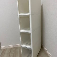 （受け渡し予定者決定）隙間収納 キャスター付き 4段 スリムストッカー