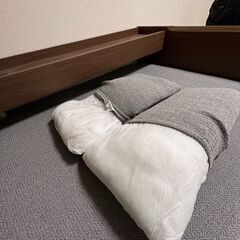 ニトリ　ベッドソファセットの画像