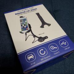 今週まで！ 車用 スマホホルダー＆充電器＆USB2端子
