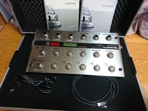 tc electronic G-System ハードケース付き 売ります