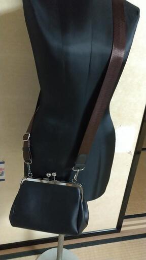 がま口ショルダーバッグ
