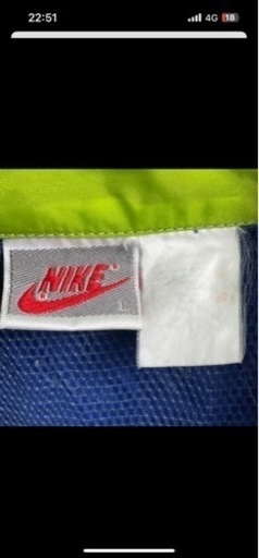 NIKE 銀タグ　90'sナイロンプルオーバー