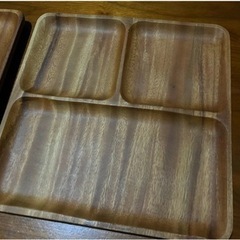 (決まりました) 木製　プレート　お皿の画像