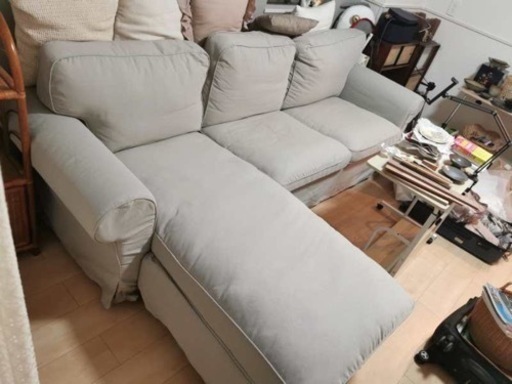 値下げました、IKEAソファ