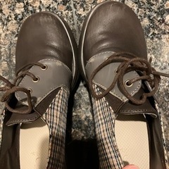 あしながおじさん　オックスフォード　パンプス　シューズ　ヒール　太ヒール　5センチの画像