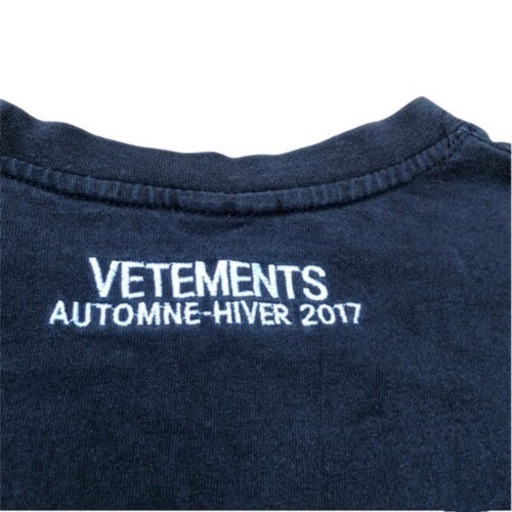 vetements 2017 メンズTシャツ