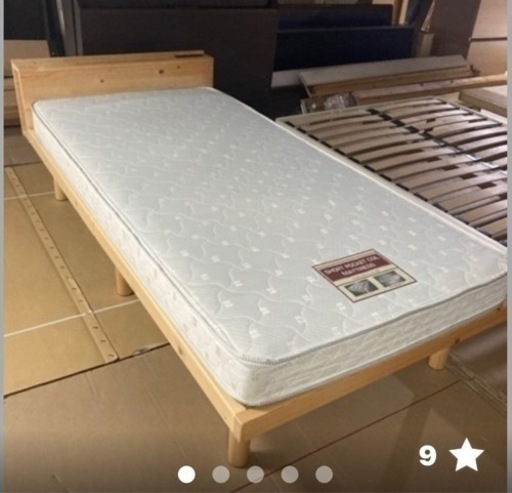 ホントに最後のお値下げ！すのこシングルベッド フレームのみ