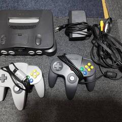 任天堂64本体、ソフト、メモリーパック、振動パックセット