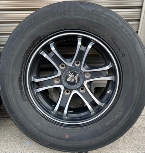 引取限定 ウェッズ キーラーフォース 15X6J P.C.D.139/6H インセット33 マットブラックポリッシュ ハイエース キャ