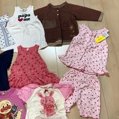 ①◆夏　女の子◆90〜95 シャツ、ワンピースなど◆１０点◆の画像