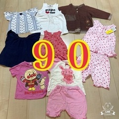 ①◆夏　女の子◆90〜95 シャツ、ワンピースなど◆１０点◆