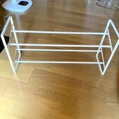 シューズラック　2段の画像