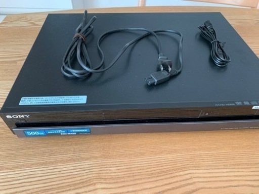 【受渡者決定しました】SONYブルーレイレコーダーBDZ-RX50 500GB