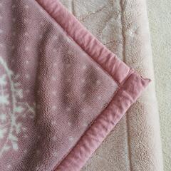 【決まりました】分厚い毛布　ピンク　シングルの画像