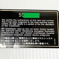 シャネル CHANEL キャビアスキン デカココマーク 三つ折り財布　ブラックの画像