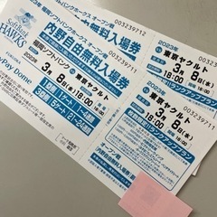 3月8日18時試合開始　ソフトバンクホークス ヤクルト 野球　チ...