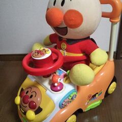 値下げ　アンパンマン よくばりビジーカー 押し車／アンパンマンぬ...