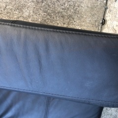 ニトリ　Ｌ字型ソファ　本革、合皮の画像