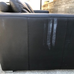 ニトリ　Ｌ字型ソファ　本革、合皮の画像