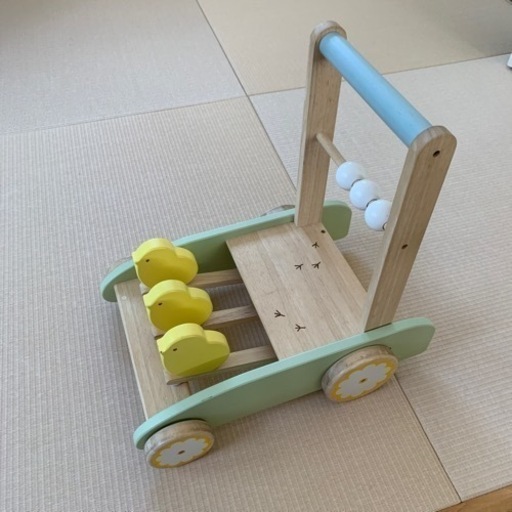 木製　手押し車