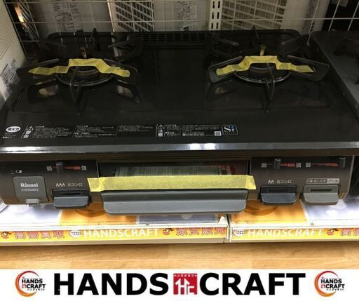 リンナイ　RTE5943BKL　LPガスコンロ　2019年製　中古品　【ハンズクラフト宜野湾店】
