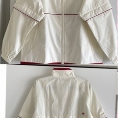 値下がり‼️Lecoqゴルフレインウェア上下セット・白
