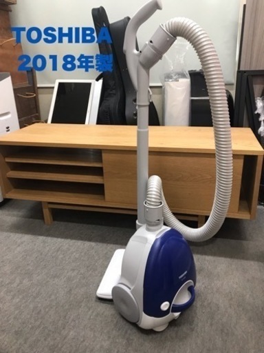 2018年製 TOSHIBA 東芝 紙パック式 掃除機 VC-D50K