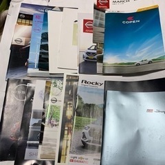 自動車、カタログ、大量
