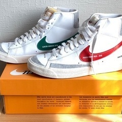 NIKE WMNS MID BLAZER 77"WHITE"