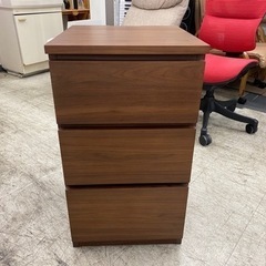 【愛品館 江戸川店】Volga（ヴォルガ） 3段引き出しチェスト ID:155-019372-007