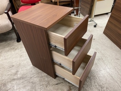 【愛品館 江戸川店】Volga（ヴォルガ） 3段引き出しチェスト ID:155-019372-007