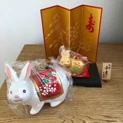 卯年　干支　置物セット