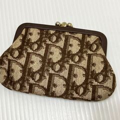 ディオール　Christian Dior　がま口　コインケース　トロッターの画像