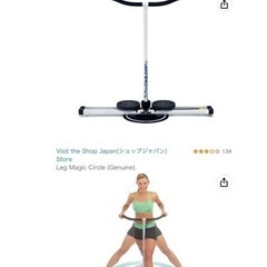 レッグマジックサイクル、英語吹き替え版ワークアウトDVDの画像