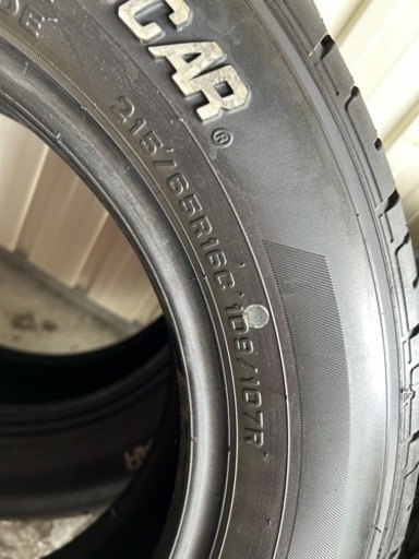 値下げ❗️グッドイヤー　ナスカー　ホワイトレター215-65-16 6本