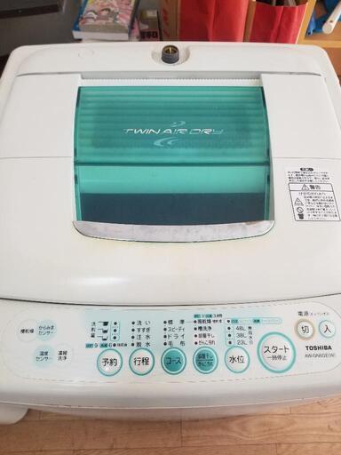 【値下げ！】【早い者勝ち！TOSHIBA 2008年式 風乾燥機能付き全自動洗濯機 5㎏ 引取限定！】