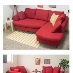 3人がけソファ(購入1年未満)ブラックの画像