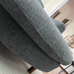 3人がけソファ(購入1年未満)ブラックの画像