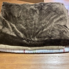 【きまりました】毛布　お譲りします。